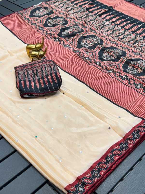 YNF Wholesale Chinon Designer Sarees  | Surat Manufacturer