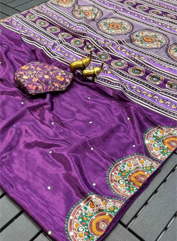 YNF Wholesale Chinon Designer Sarees  | Surat Manufacturer