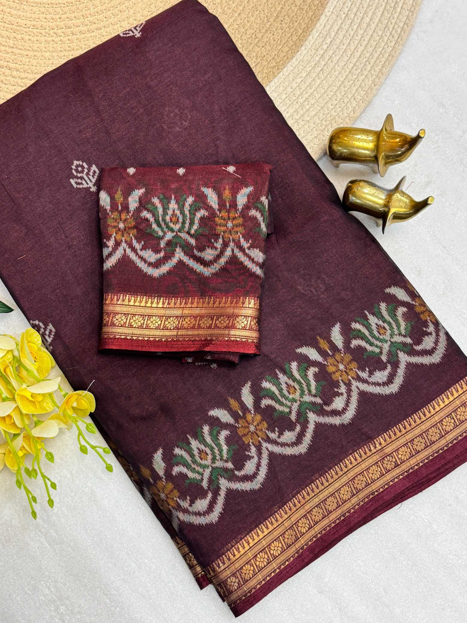YNF Wholesale Cotton Printed Sarees KESH187 Radha-2 | Surat Manufacturer