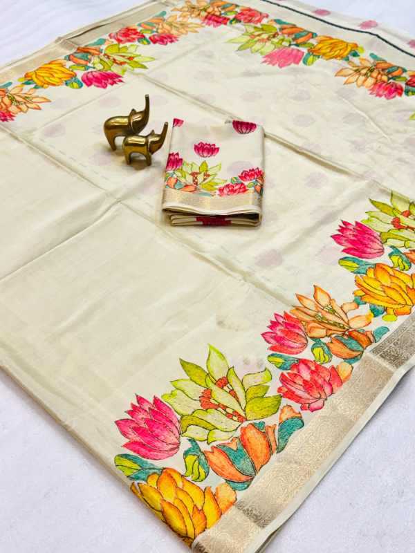 YNF Wholesale Chinon Silk Printed Sarees  | Surat Manufacturer