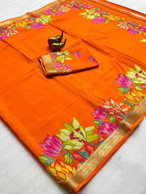 YNF Wholesale Chinon Silk Printed Sarees  | Surat Manufacturer