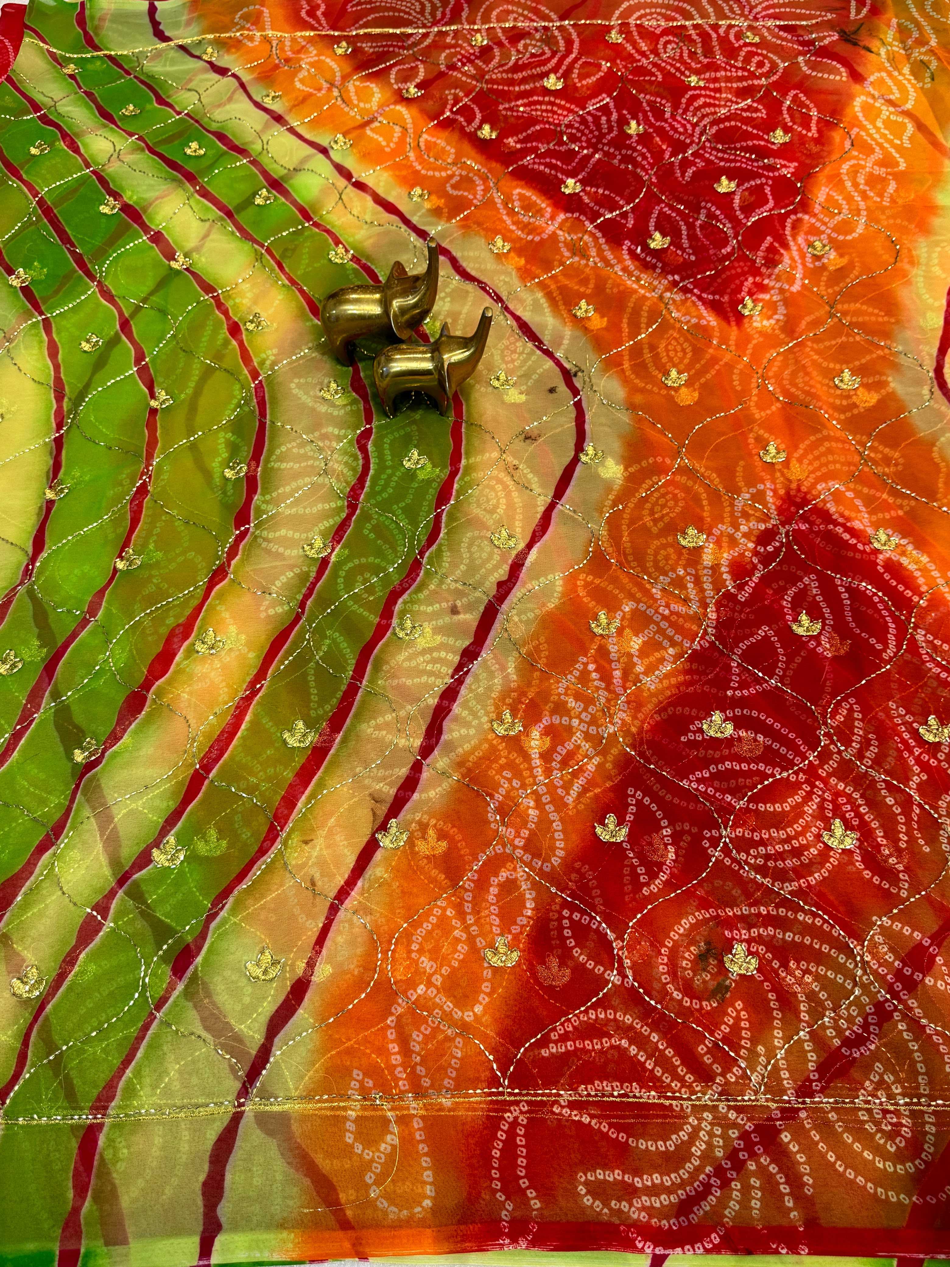 YNF Wholesale Georgette Sequence Sarees  | Surat Manufacturer