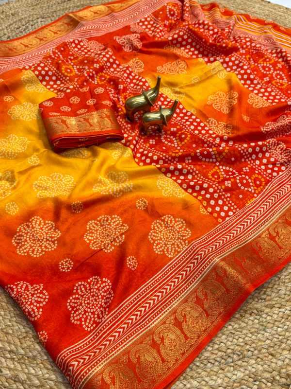 YNF Wholesale Jacquard Printed Sarees  | Surat Manufacturer