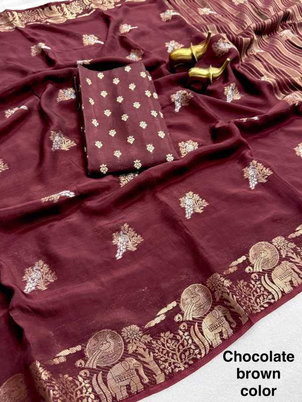YNF Wholesale Viscose Jacquard Saree KESH187 Silk | Surat Manufacturer