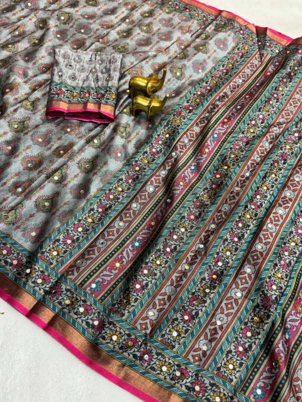 YNF Wholesale Silk Printed Sarees  | Surat Manufacturer
