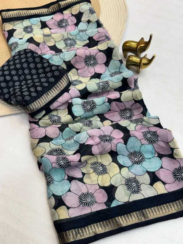 YNF Wholesale Dull Moss Designer Sarees  | Surat Manufacturer