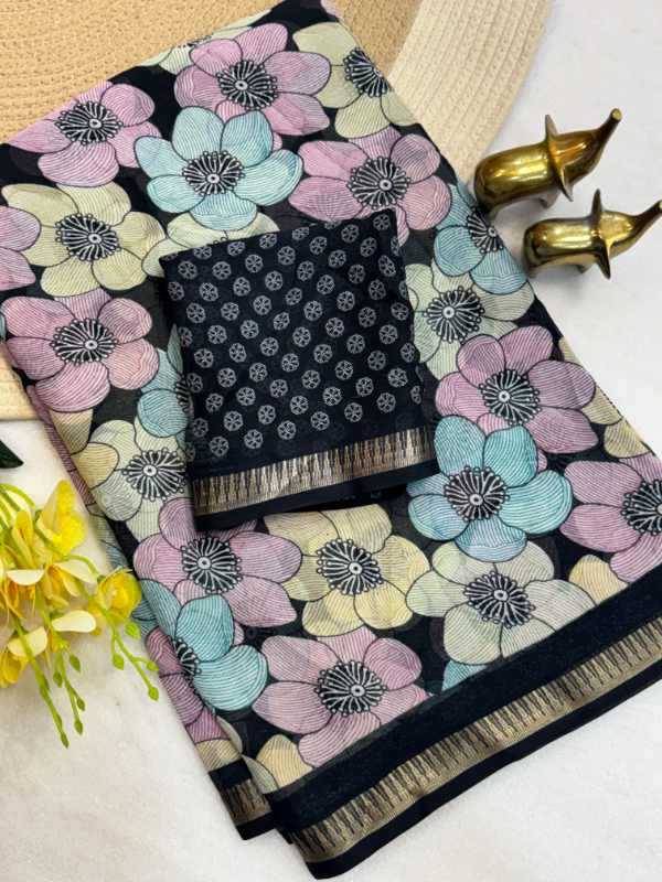 YNF Wholesale Dull Moss Designer Sarees  | Surat Manufacturer