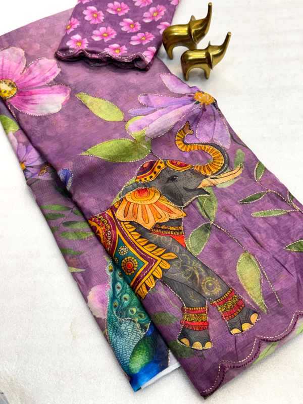 YNF Wholesale Chanderi Cotton Printed Sarees  | Surat Manufacturer