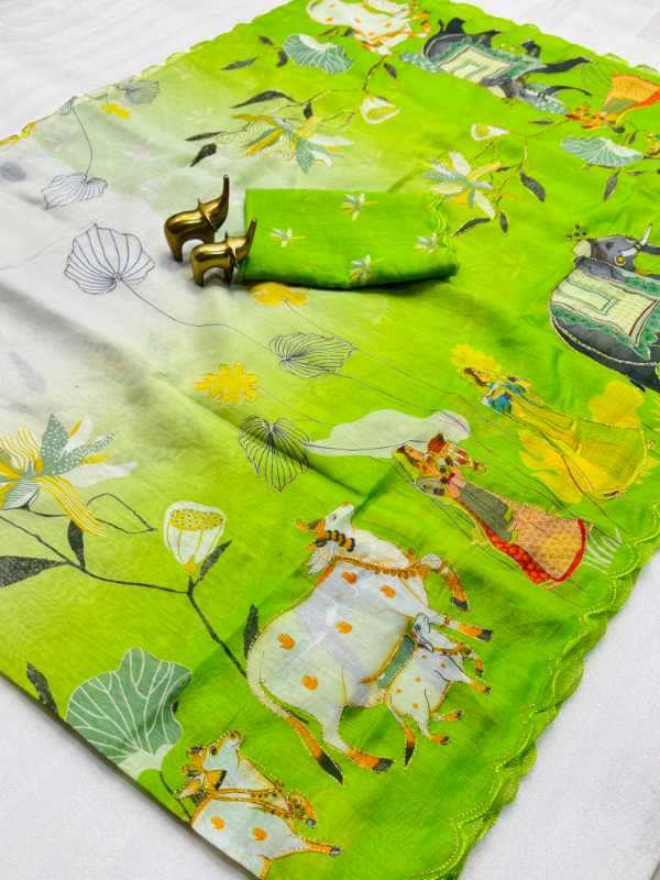 YNF Wholesale Chanderi Cotton Printed Sarees  | Surat Manufacturer