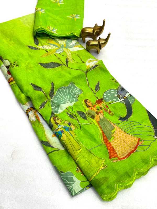 YNF Wholesale Chanderi Cotton Printed Sarees  | Surat Manufacturer