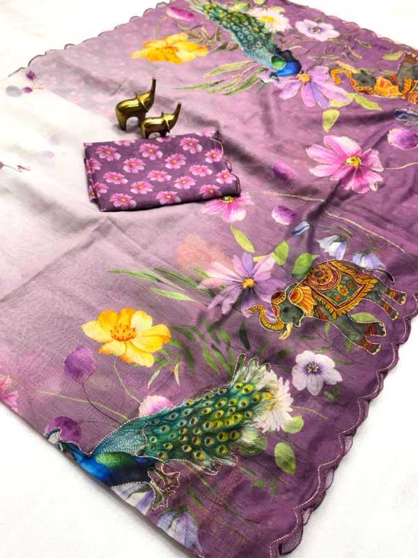 YNF Wholesale Chanderi Cotton Printed Sarees  | Surat Manufacturer