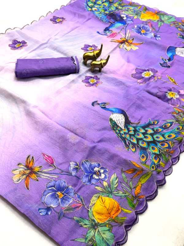 YNF Wholesale Chanderi Cotton Printed Sarees  | Surat Manufacturer