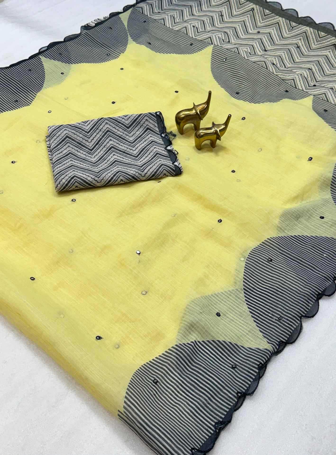 YNF Wholesale Cotton Printed Sarees  | Surat Manufacturer