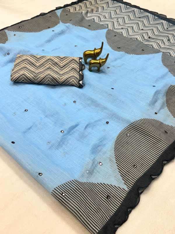 YNF Wholesale Linen Designer Sarees  | Surat Manufacturer