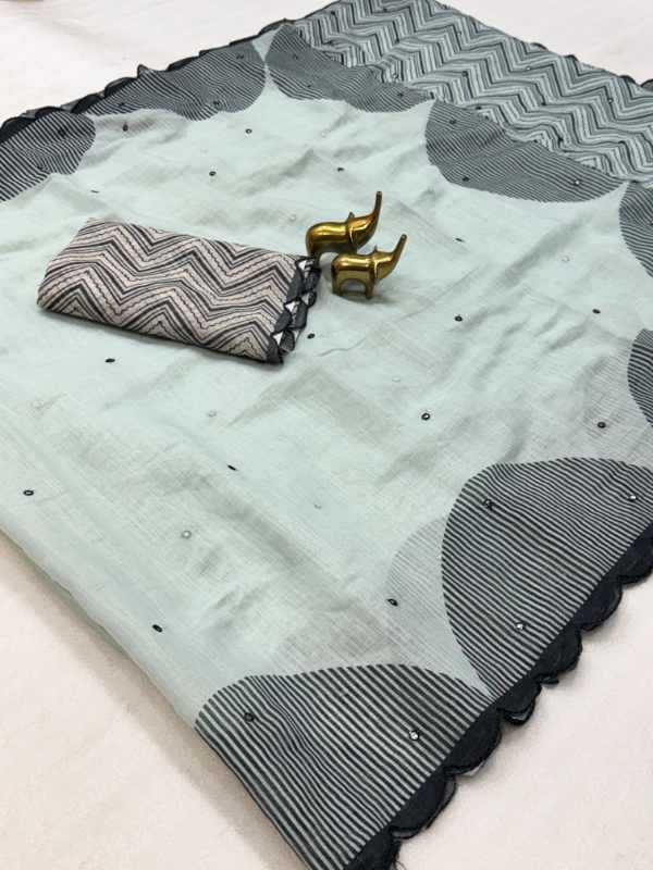 YNF Wholesale Linen Designer Sarees  | Surat Manufacturer