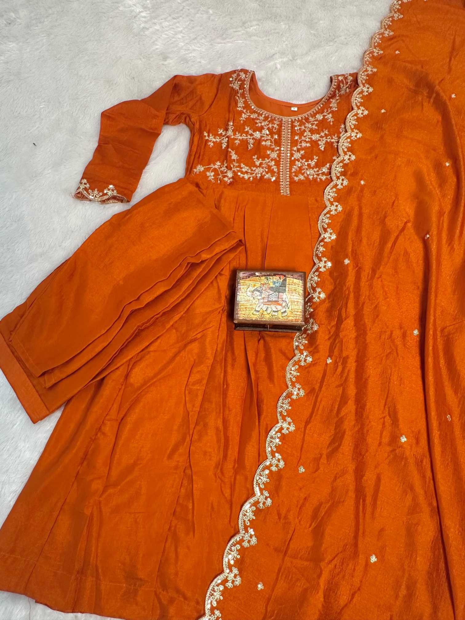 YNF Wholesale Vichitra Silk Party Wear Kurtis  | Surat Manufacturer