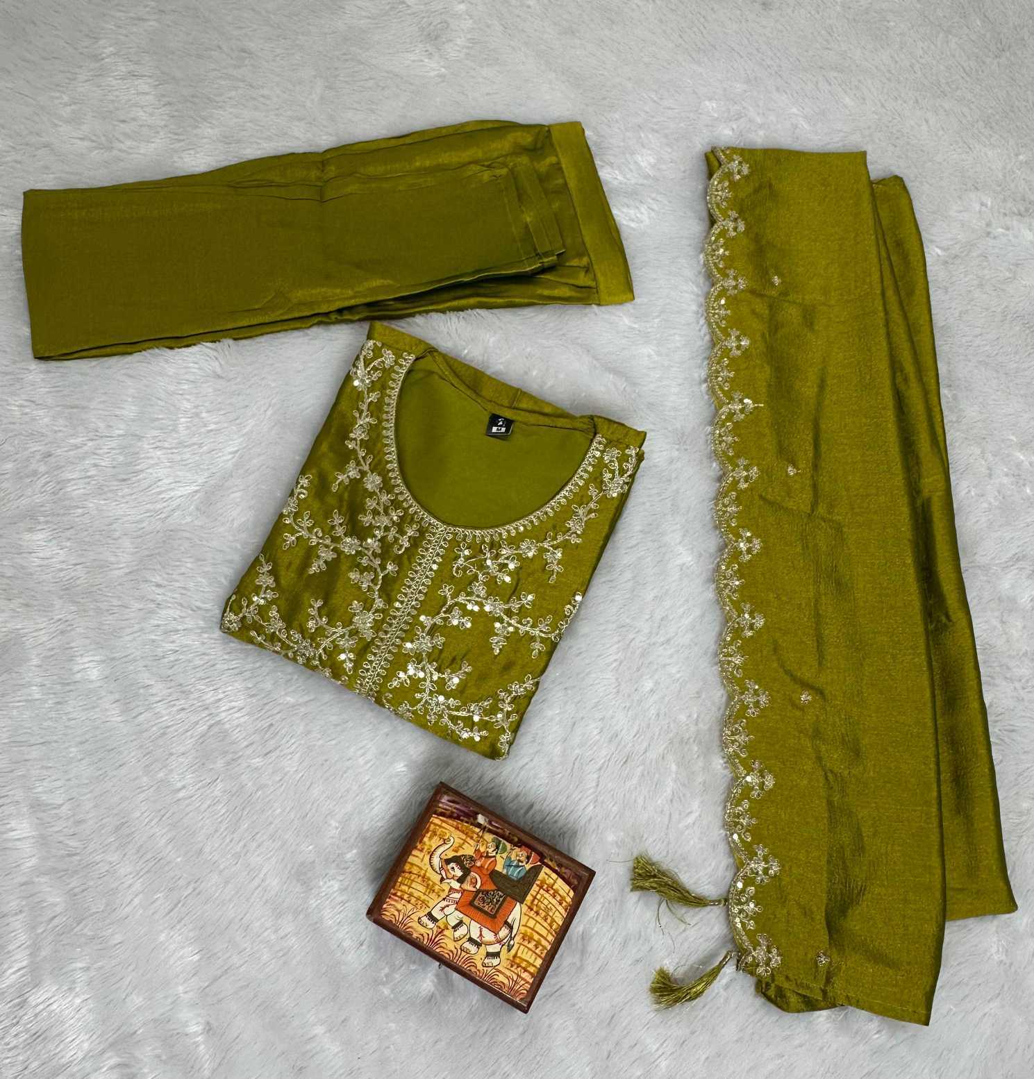 YNF Wholesale Vichitra Silk Party Wear Kurtis  | Surat Manufacturer