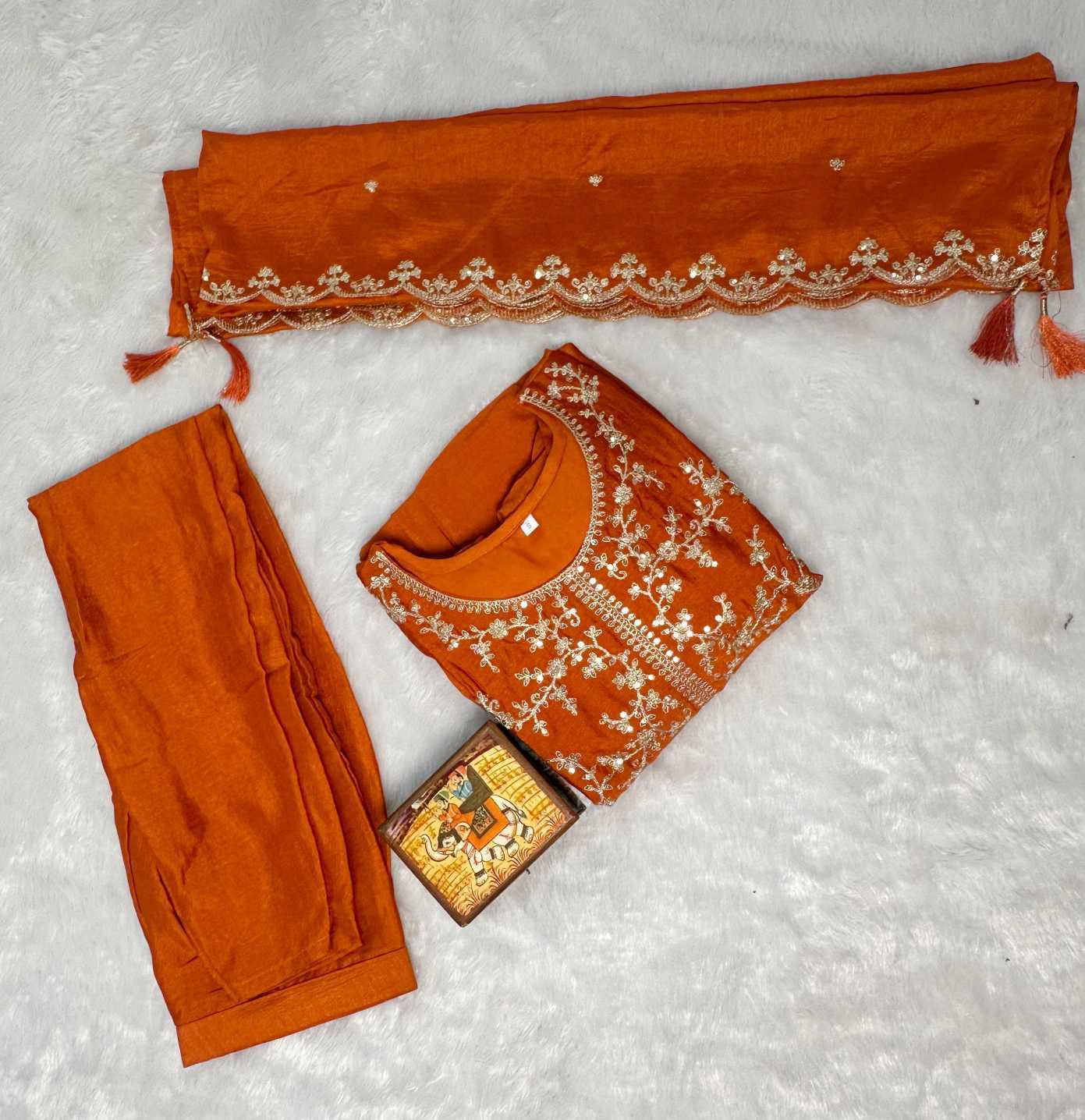 YNF Wholesale Vichitra Silk Party Wear Kurtis  | Surat Manufacturer