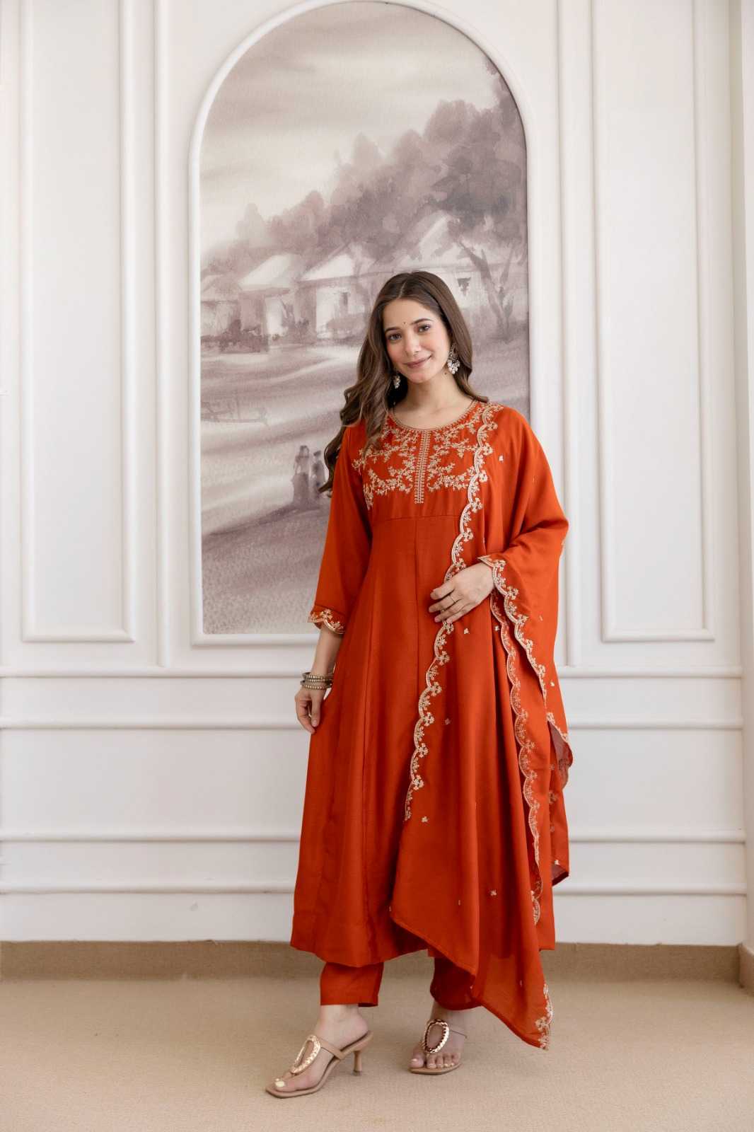 YNF Wholesale Vichitra Silk Party Wear Kurtis  | Surat Manufacturer