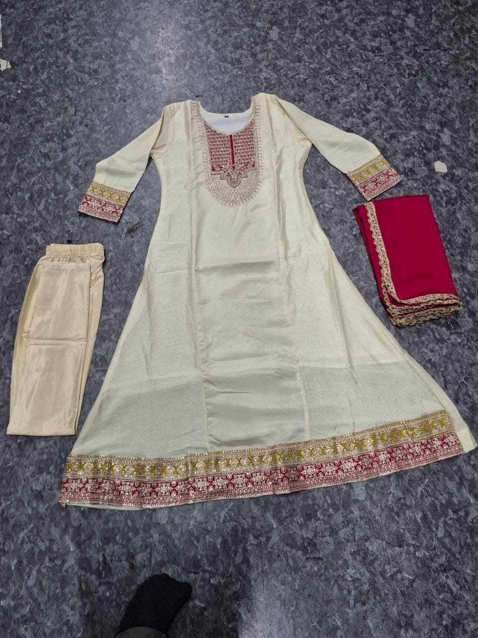 YNF Wholesale Vichitra Silk Designer Kurtis  | Surat Manufacturer