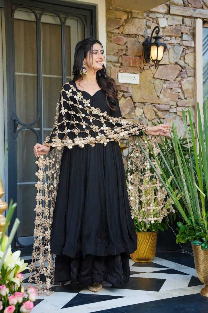 YNF Wholesale Heavy Roman Silk Palazzo Suit  | Surat Manufacturer