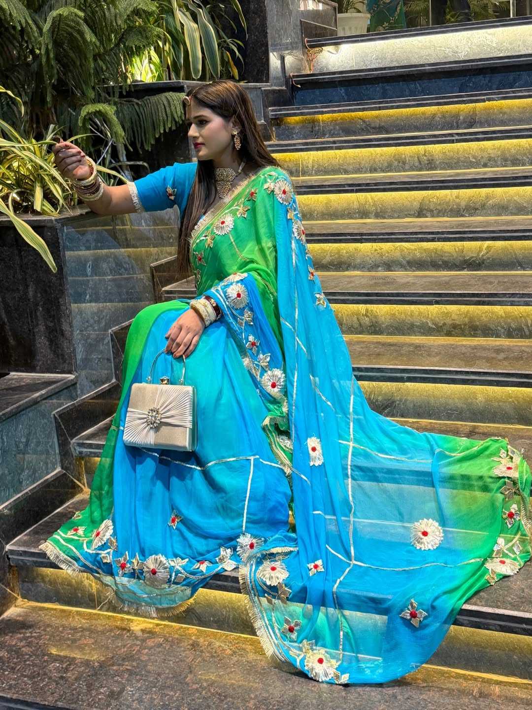 YNF Wholesale Chiffon Designer Sarees  | Surat Manufacturer