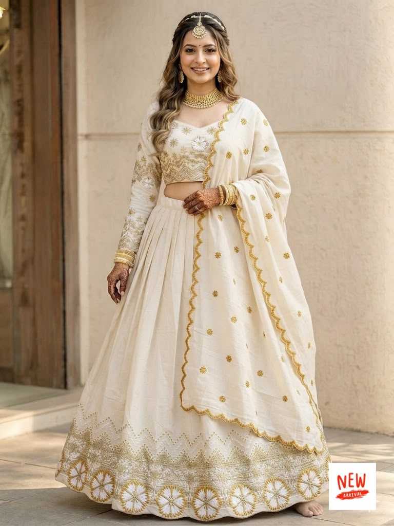 YNF Wholesale Cotton Zari Work Lehenga  | Surat Manufacturer