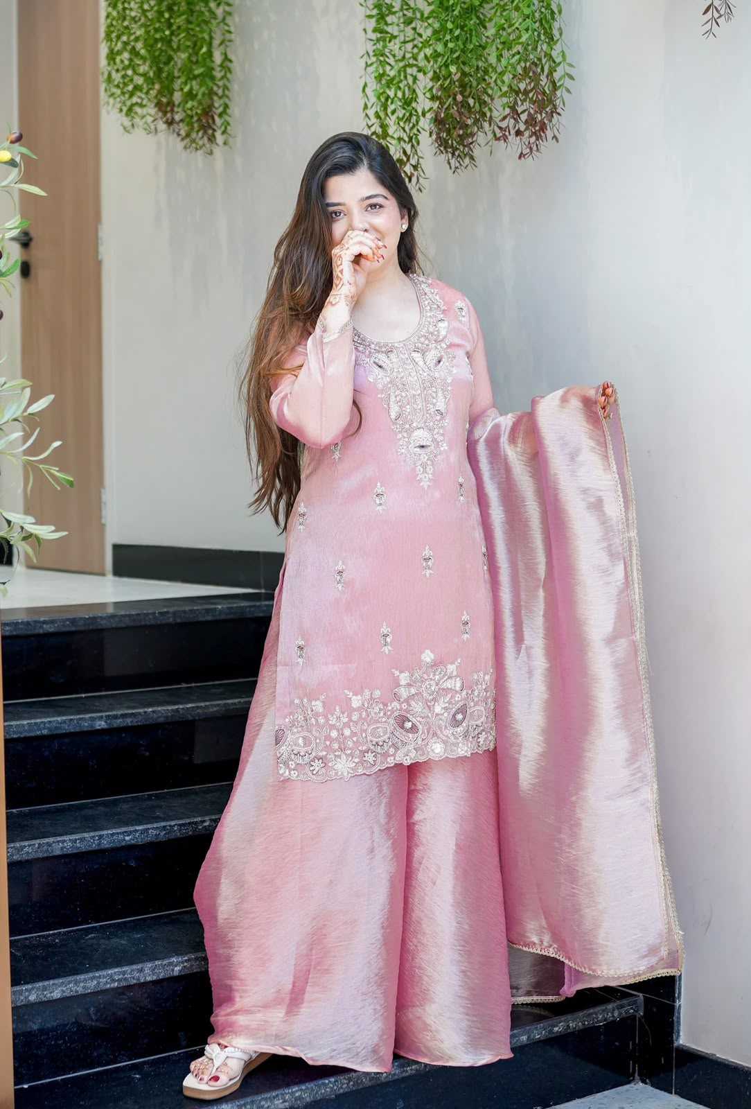 YNF Wholesale Pure Silk Embroidery Suits  | Surat Manufacturer