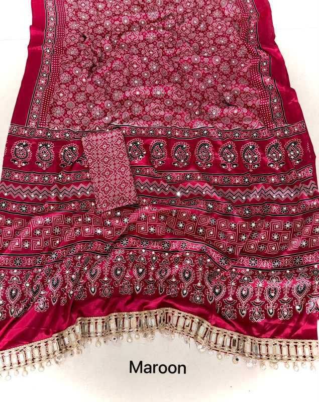 YNF Wholesale Satin Printed Sarees  | Surat Manufacturer