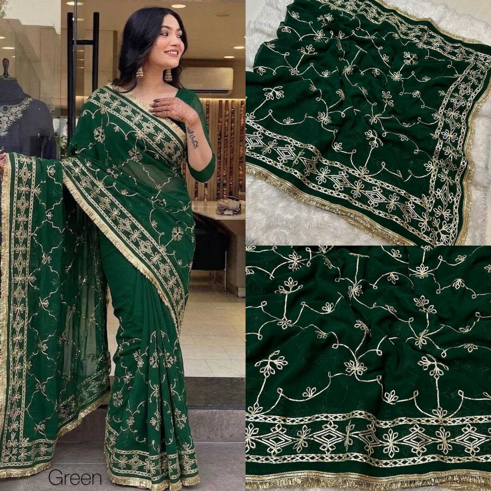 YNF Wholesale Georgette Designer Sarees KESH200 Arshita | Surat Manufacturer