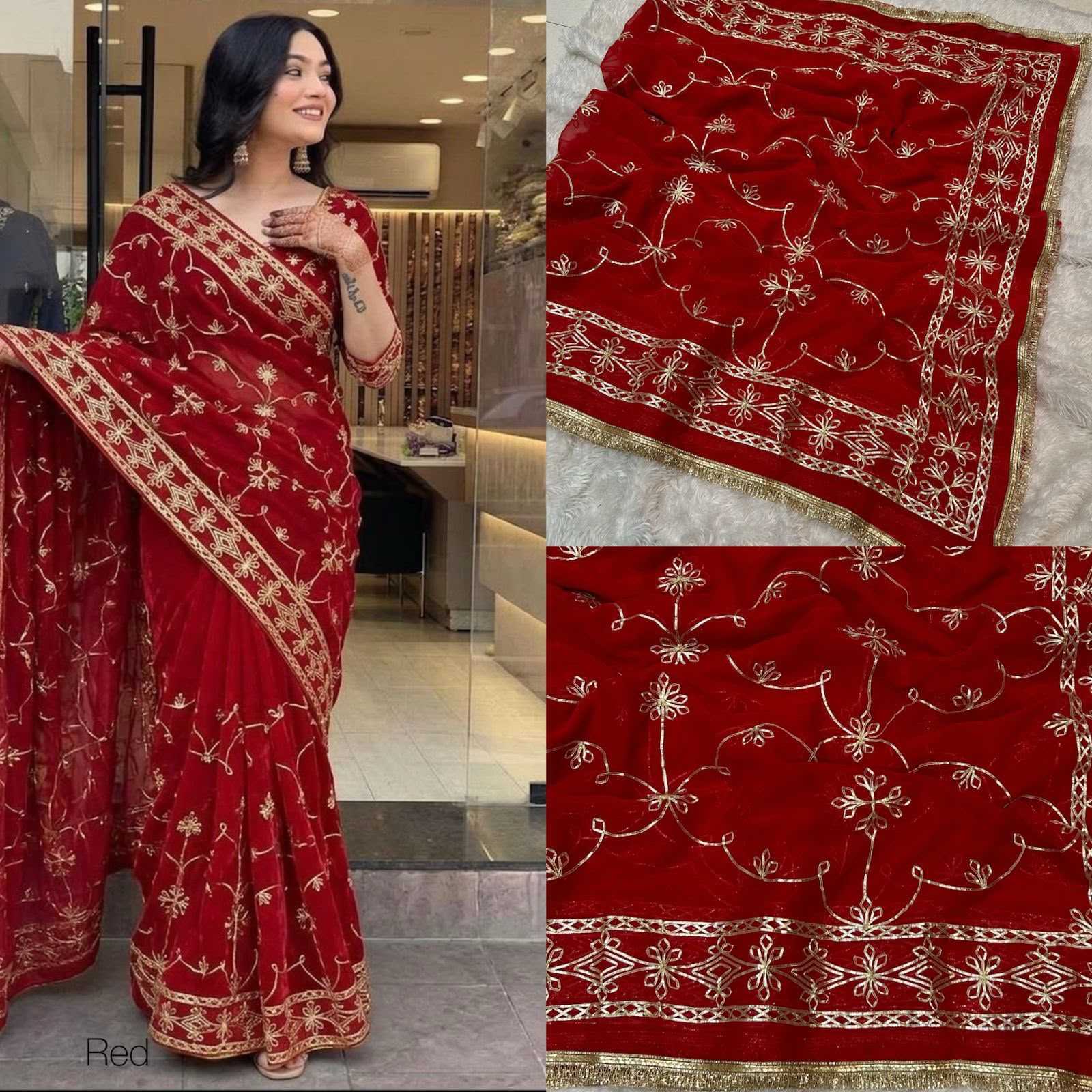 YNF Wholesale Georgette Designer Sarees KESH200 Arshita | Surat Manufacturer