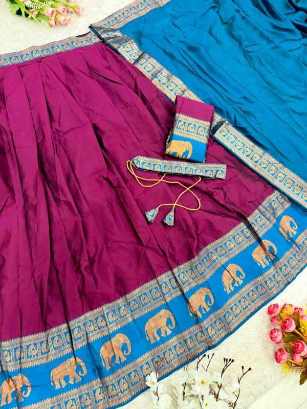 YNF Wholesale Jacquard Traditional Lehenga  | Surat Manufacturer