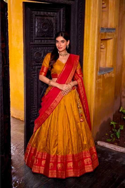 YNF Wholesale Jacquard Traditional Lehenga  | Surat Manufacturer