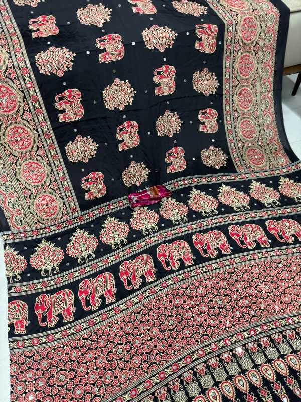 YNF Wholesale Japan Sartin Designer Sarees  | Surat Manufacturer