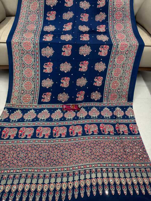 YNF Wholesale Japan Sartin Designer Sarees  | Surat Manufacturer