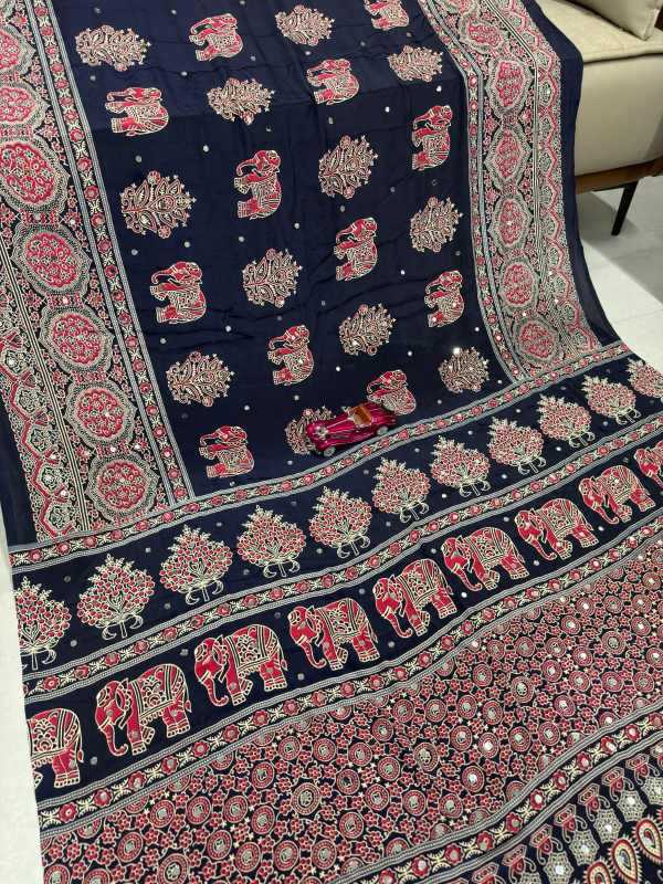 YNF Wholesale Japan Sartin Designer Sarees  | Surat Manufacturer