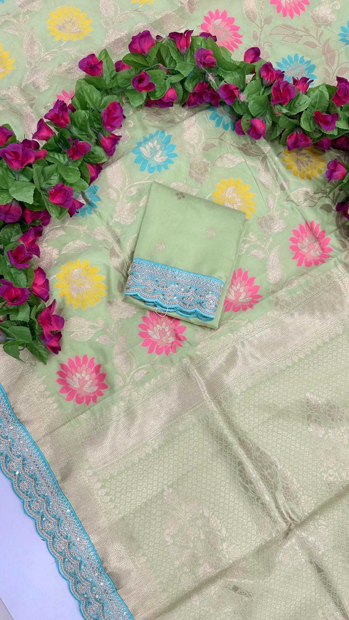 YNF Wholesale Nylon Designer Silk Sarees  | Surat Manufacturer