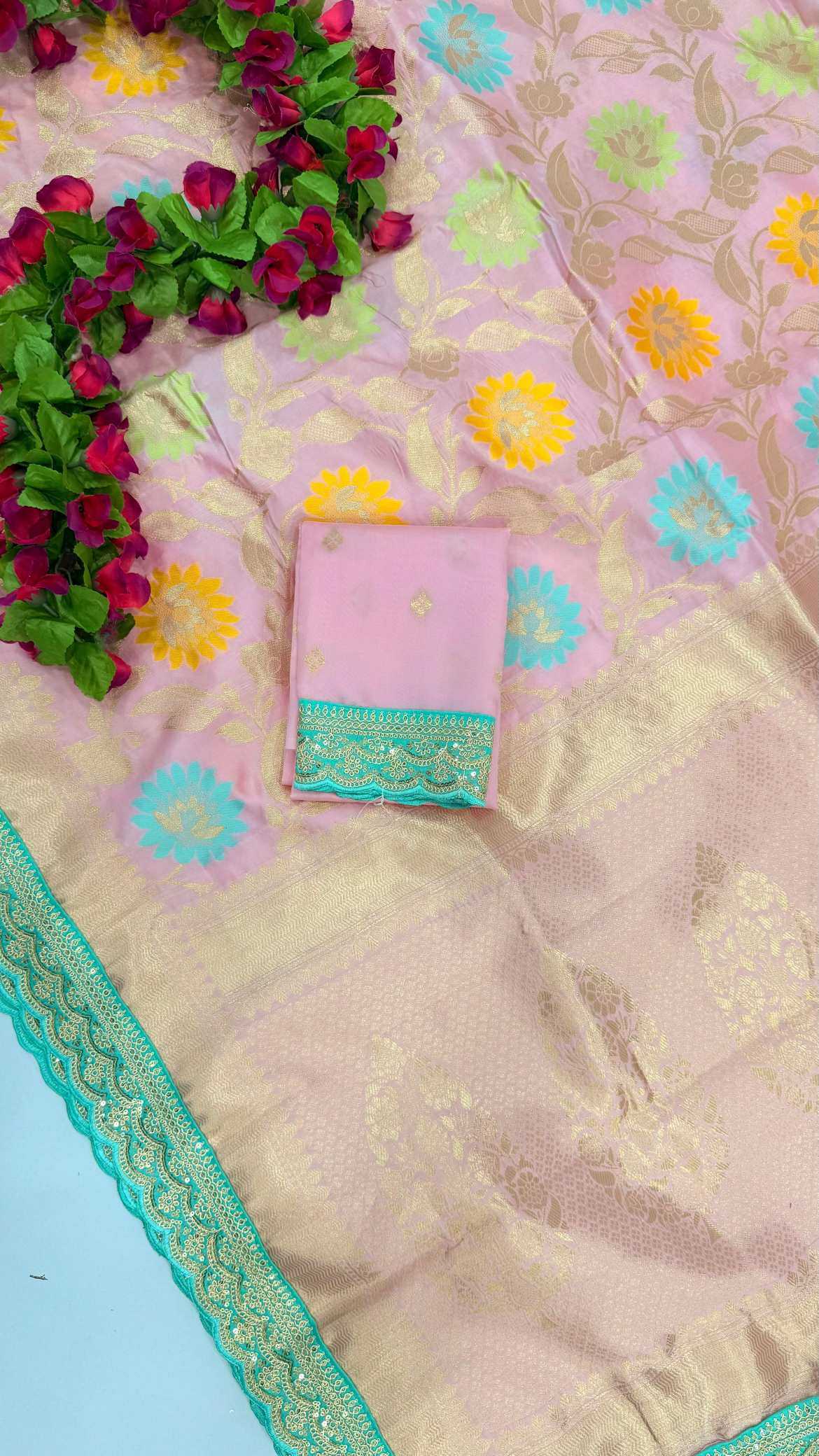 YNF Wholesale Nylon Designer Silk Sarees  | Surat Manufacturer