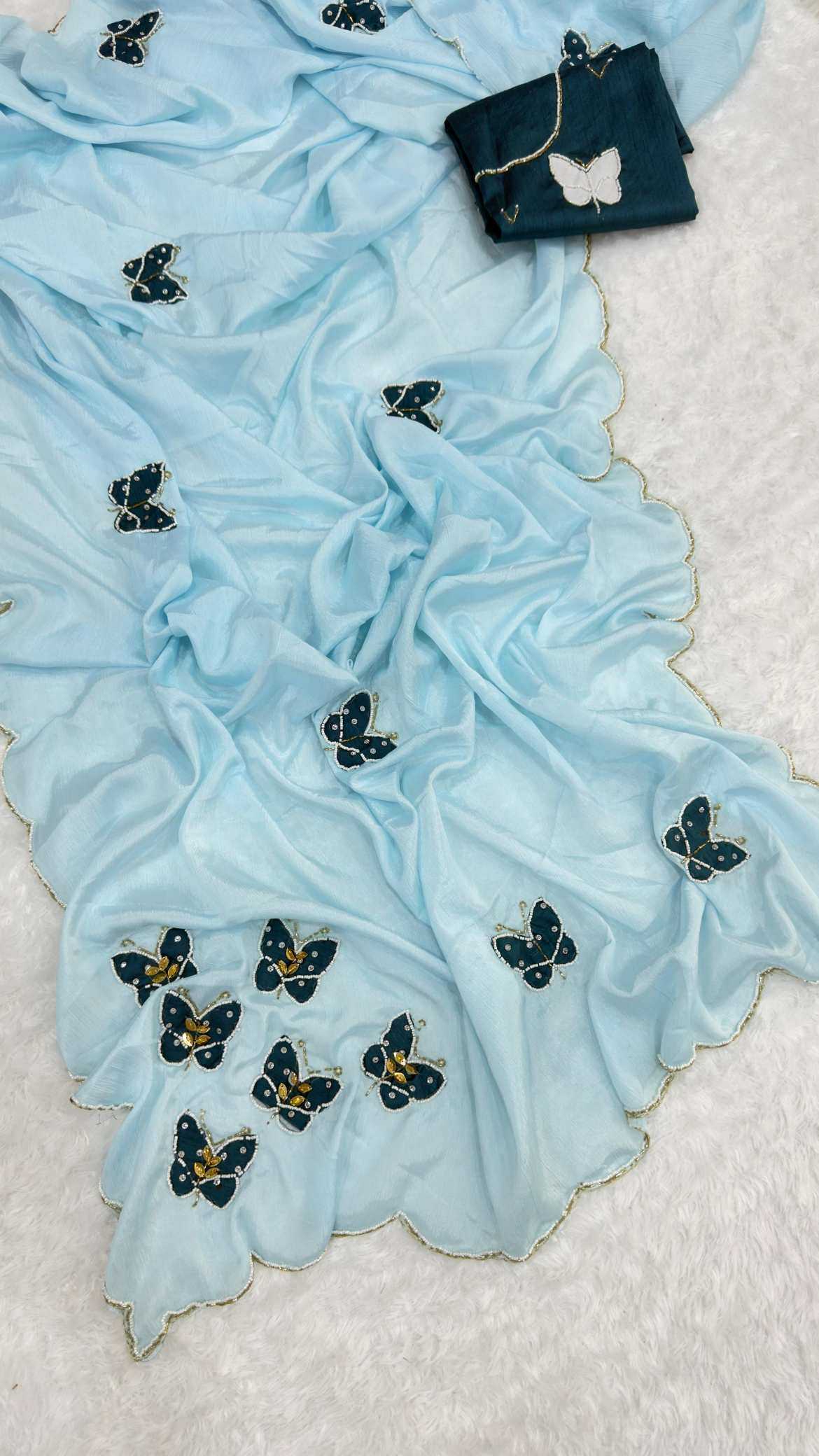 YNF Wholesale Chiffon Designer Sarees  | Surat Manufacturer