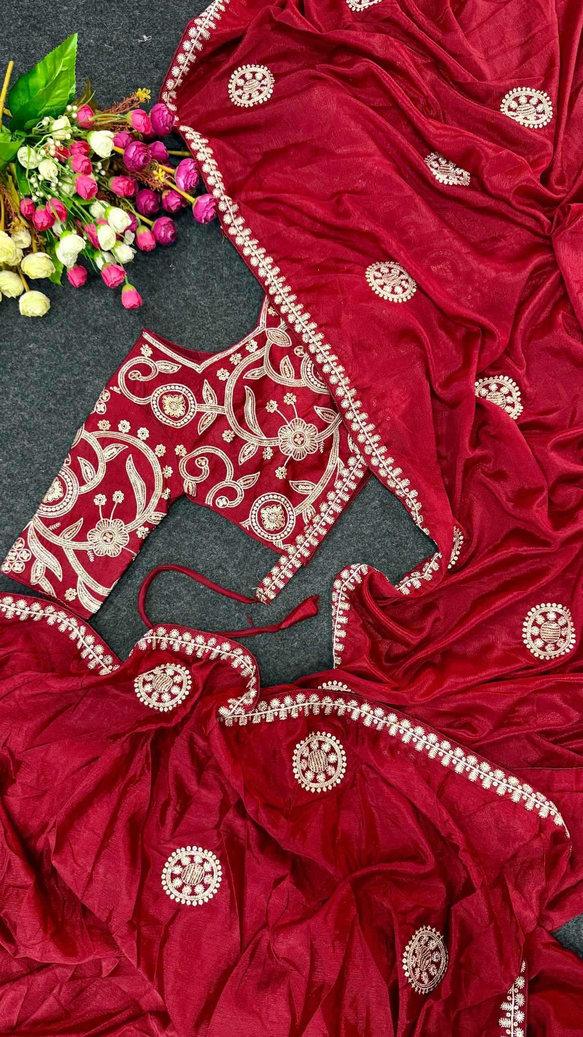 YNF Wholesale Chinon Silk Designer Silk Sarees  | Surat Manufacturer