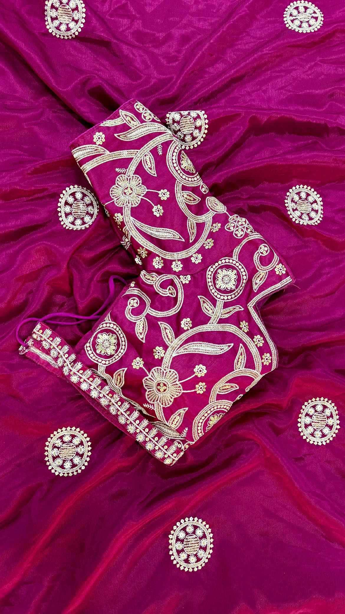 YNF Wholesale Chinon Silk Designer Silk Sarees  | Surat Manufacturer