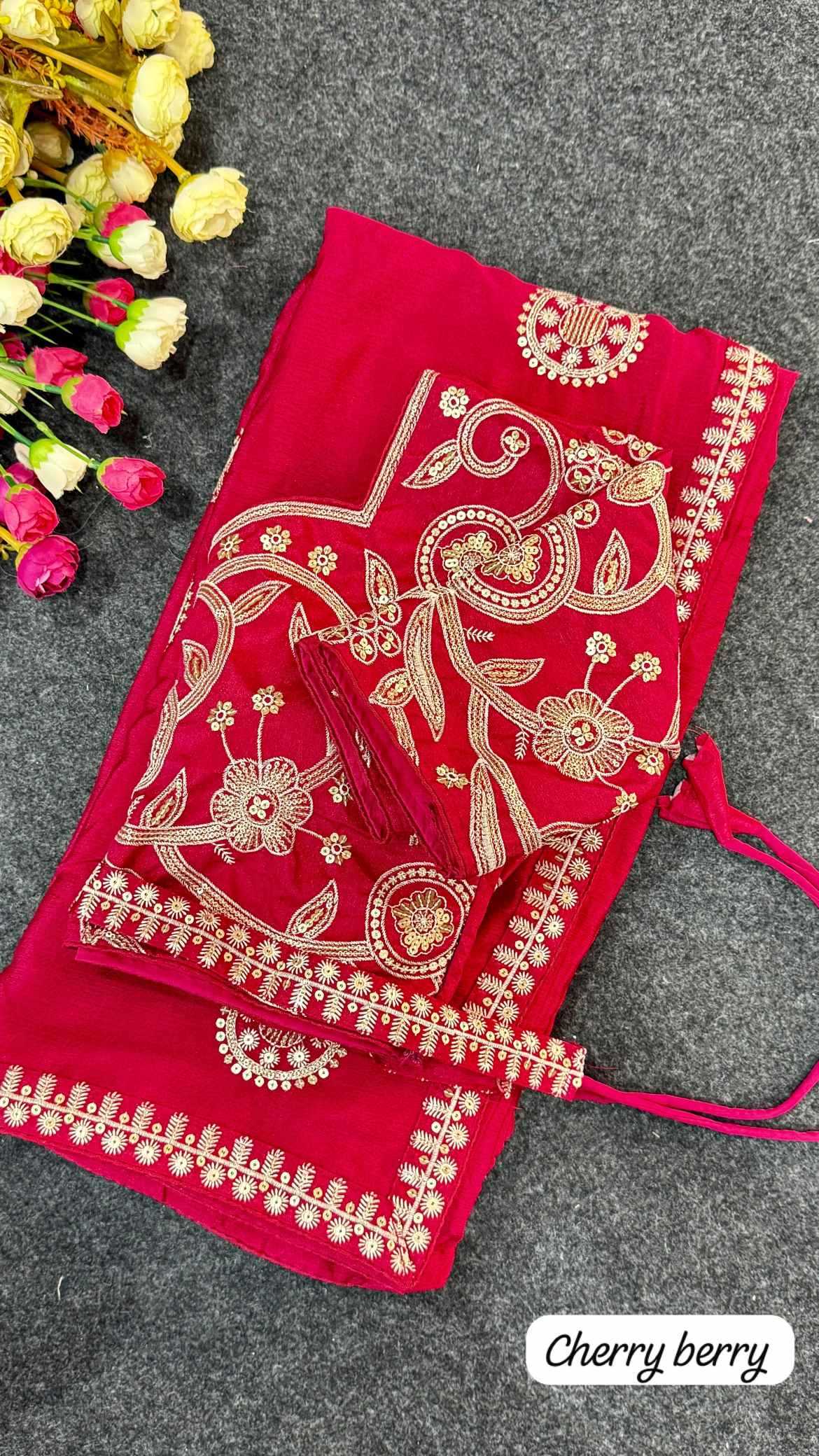 YNF Wholesale Chinon Silk Designer Silk Sarees  | Surat Manufacturer