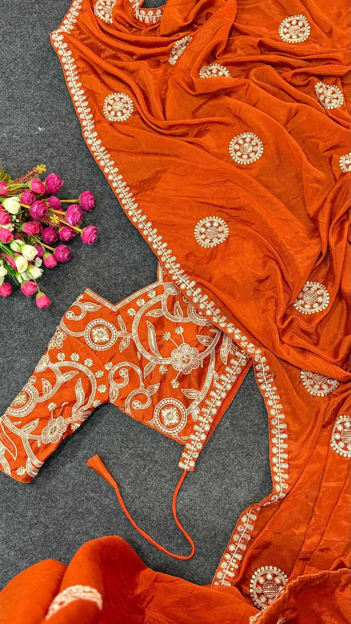 YNF Wholesale Chinon Silk Designer Silk Sarees  | Surat Manufacturer