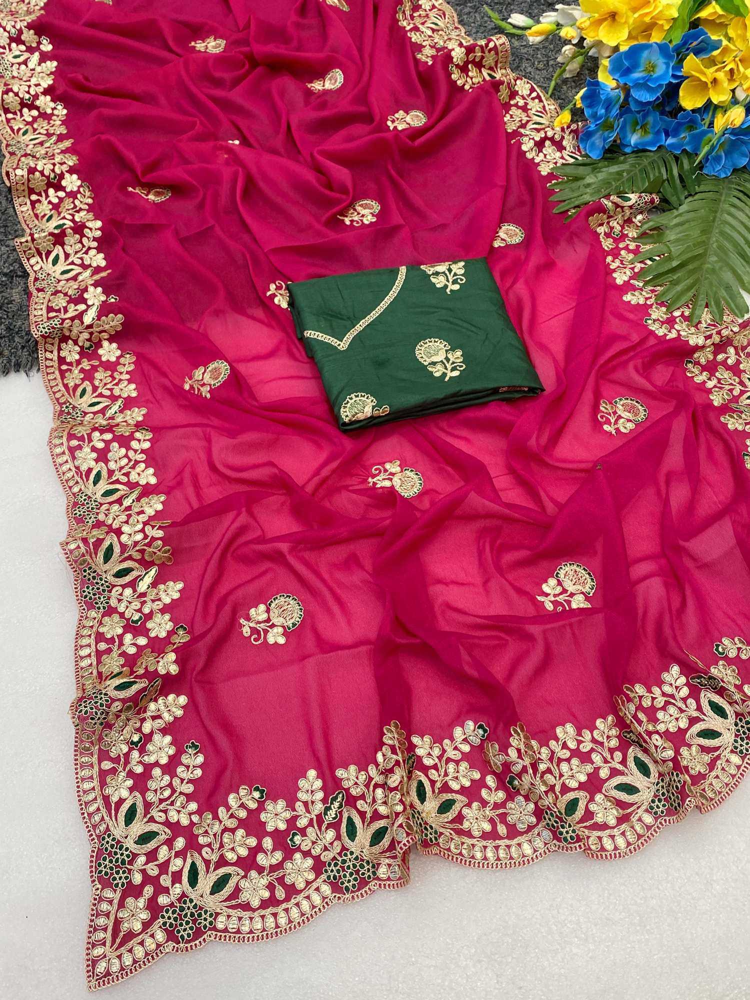 YNF Wholesale Georgette Georgette Sarees  | Surat Manufacturer