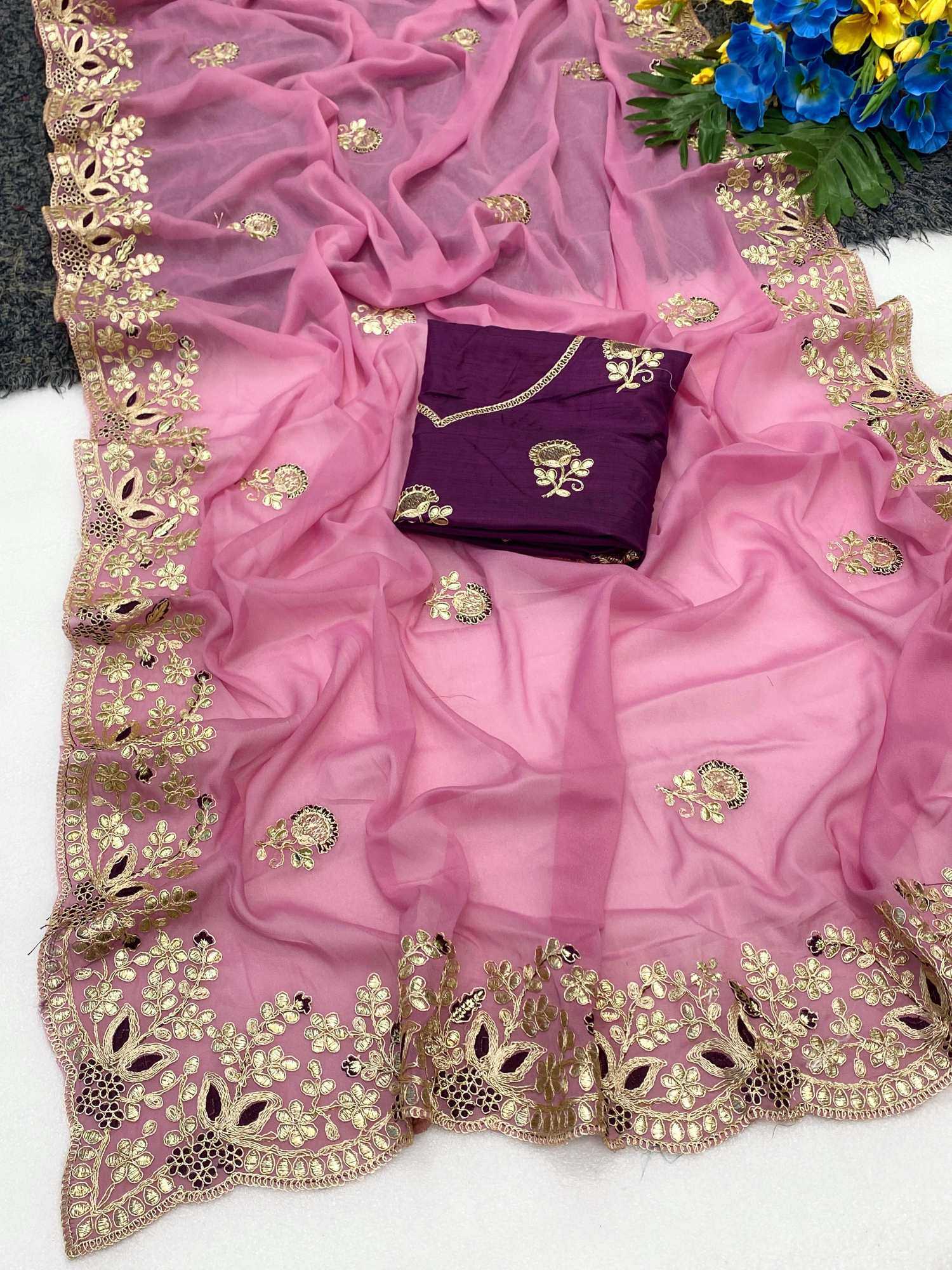 YNF Wholesale Georgette Georgette Sarees  | Surat Manufacturer