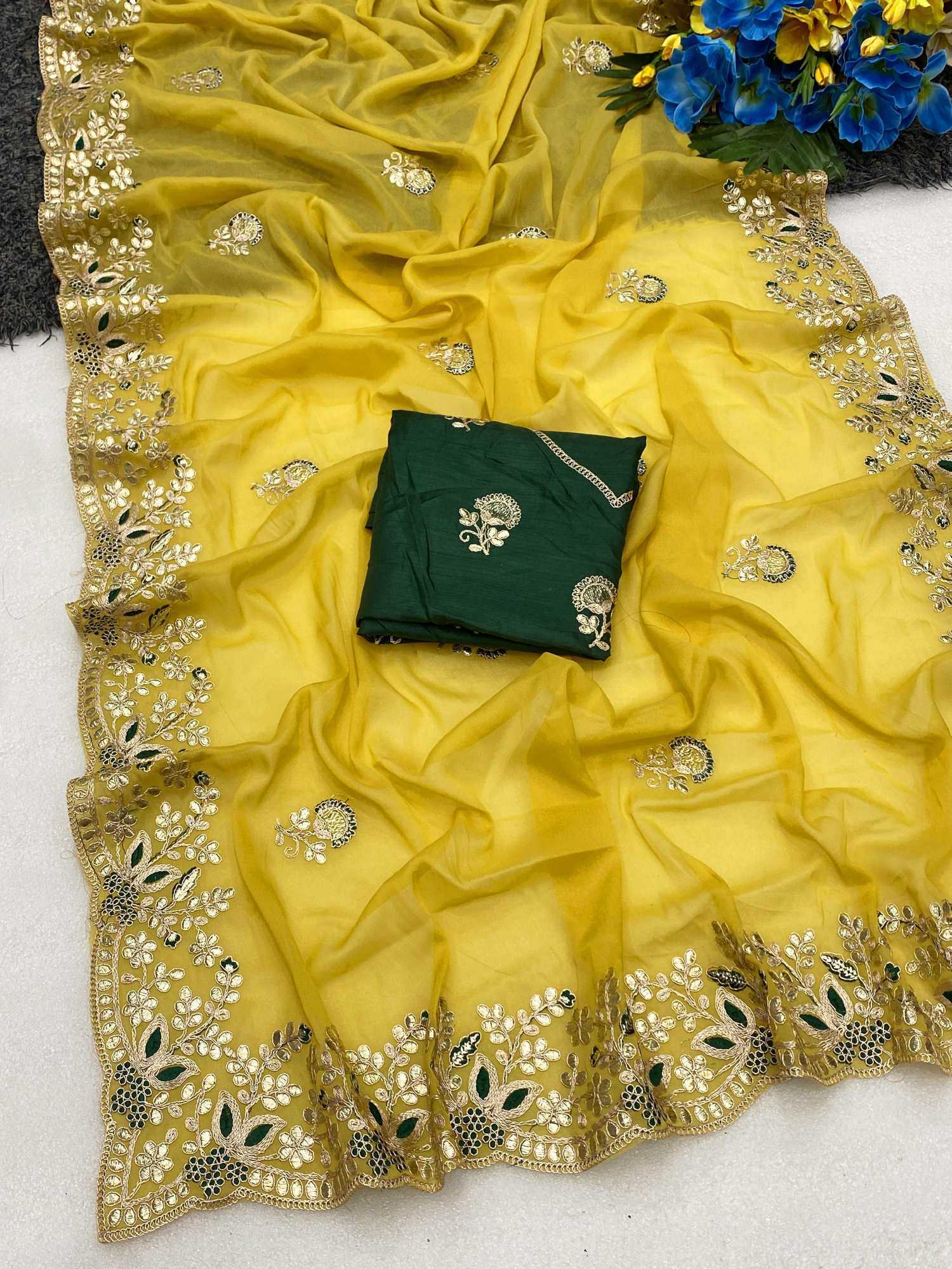 YNF Wholesale Georgette Georgette Sarees  | Surat Manufacturer