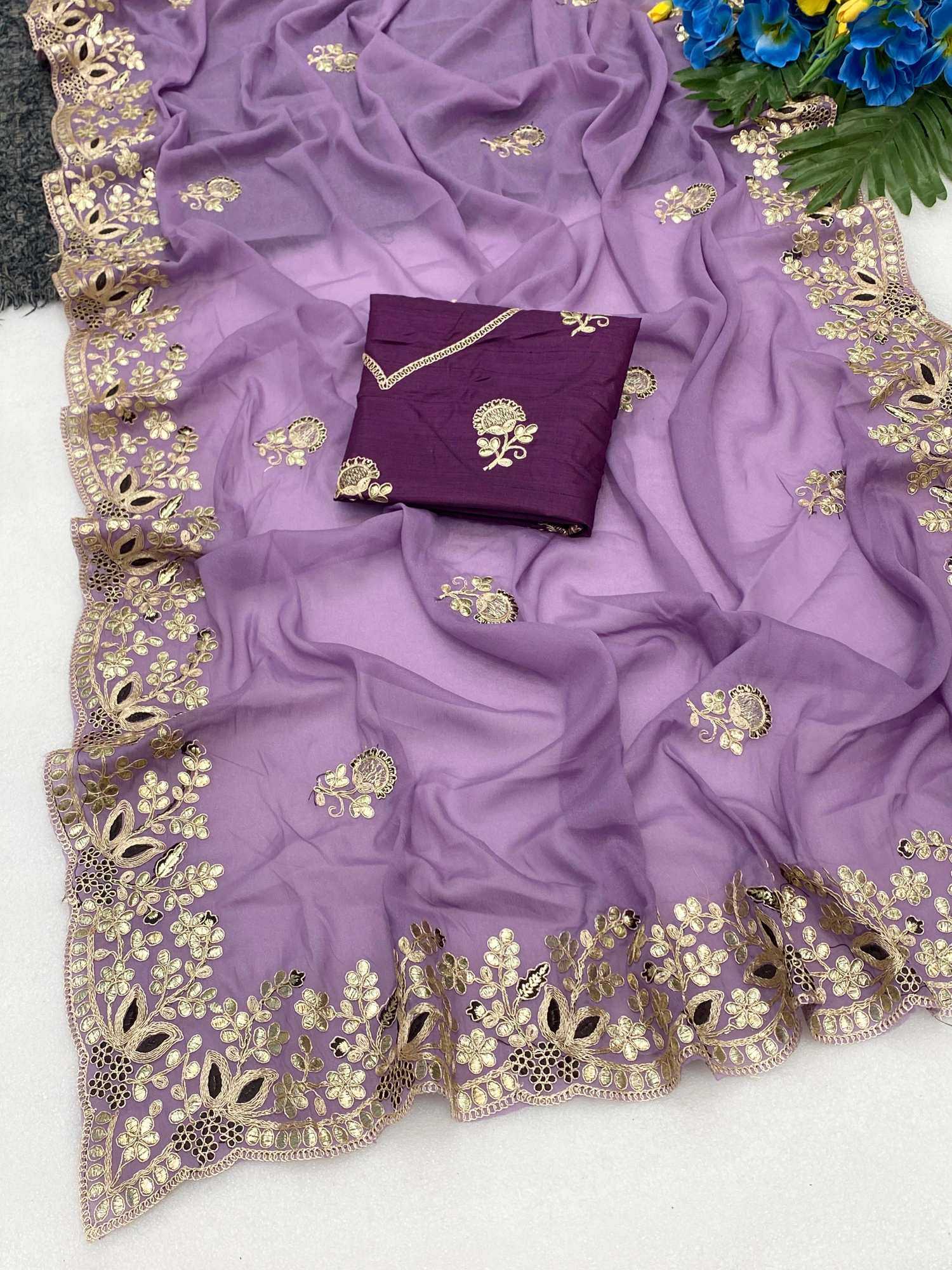 YNF Wholesale Georgette Georgette Sarees  | Surat Manufacturer