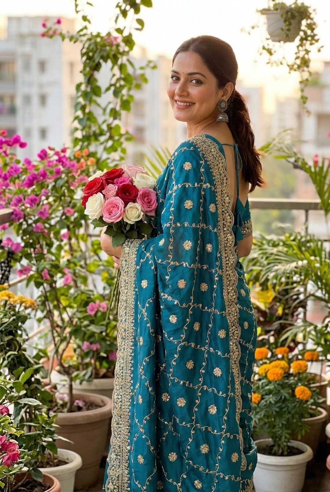 YNF Wholesale Satin Designer Sarees  | Surat Manufacturer