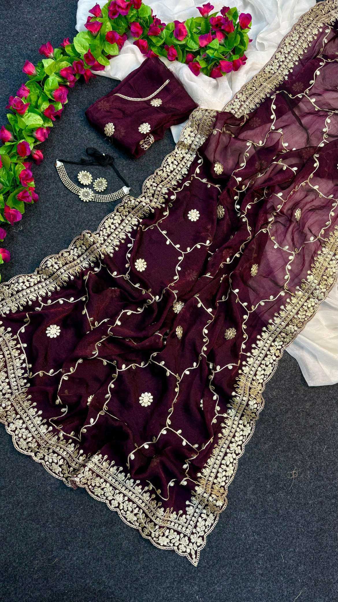 YNF Wholesale Satin Designer Sarees  | Surat Manufacturer