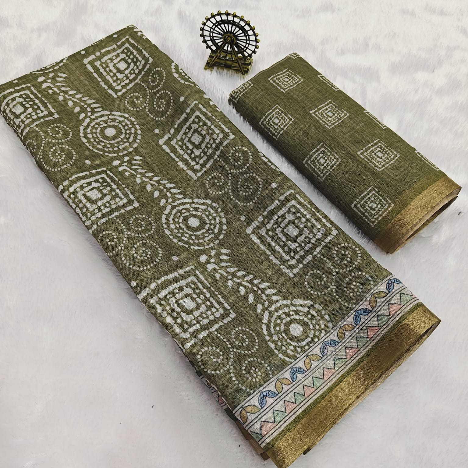 YNF Wholesale Cotton Printed Sarees KESH207 Mahvisha | Surat Manufacturer